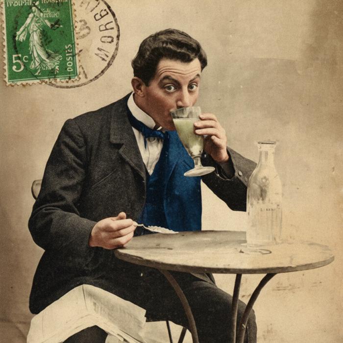 Mixing Absinthe with water 