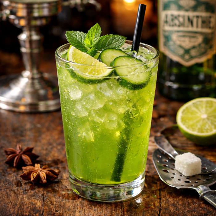 Cocktail mit Absinth: Green Beast