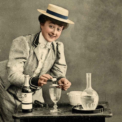 Das klassische französische Absinth-Ritual