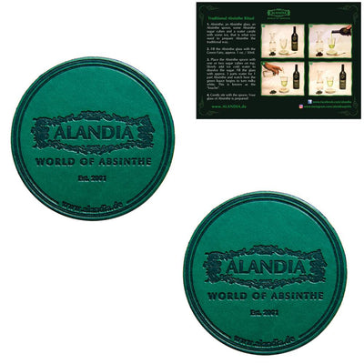 Absinth Glasuntersetzer ALANDIA
